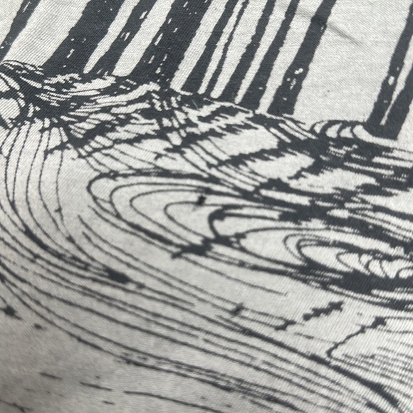 The Nightmare Before Christmas cap sleeve graphic tee Oogie Boogie/ Jack grey M - Picture 5 of 7